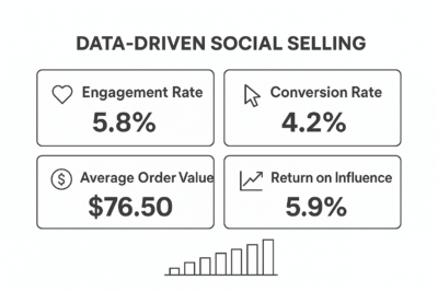 Dashboard Showing Creator Commerce Performance Metrics