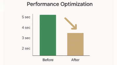 no-code-app-builder-dashboard Before-and-after chart showing speed improvement