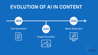 Generative AI content creation Evolution of AI in Content